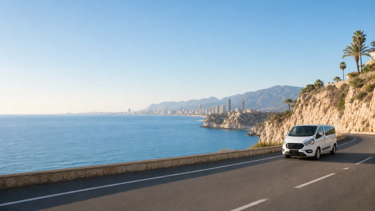 Private CostaRide transfer on the Costa Blanca coast